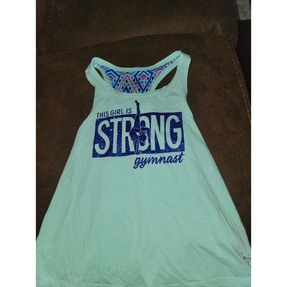Justice gymnast this girl is strong‎ top size 6 active shorts size 7